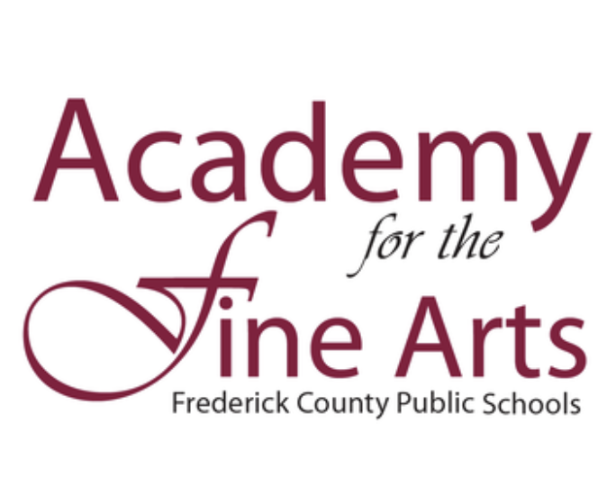 The Academy for the Fine Arts of Frederick County Public Schools logo which can be found on their official website (link in article!).